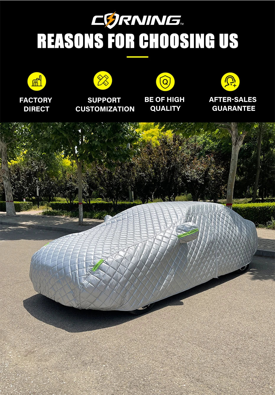 Car Covers Winter Warm Car Cover For Sun And Rain Protection Snow Hail Prevention Full Wrap Car Coats Cotton Fleece Thickened