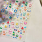 Ocean Shell Starfish Shell Conch Whale Dolphin Seahorse Coconut Tree Water Bubbles Self Adhesive Nail Art Sticker Manicure Decal