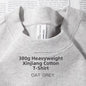 300g Cotton T Shirts Men Short Sleeved Heavyweight Summer Round Neck Loose Breathable Shirt for Men Women Basic Tee