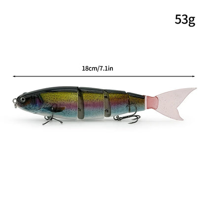 11.5cm/18.5g Balam Glide Bait Catfish Joint Giant Hard Bait Swimbait for Pike Bass Saltwater Glide Bait Leurre De Pêche