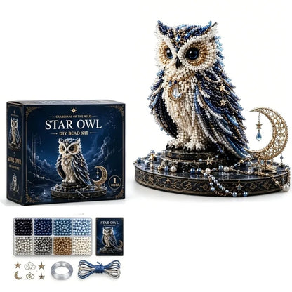 3D Design Animal Guardian Beading Kit Animal Shape Handmade DIY Beadwork Craft Kit Material Package with Colorful Beads