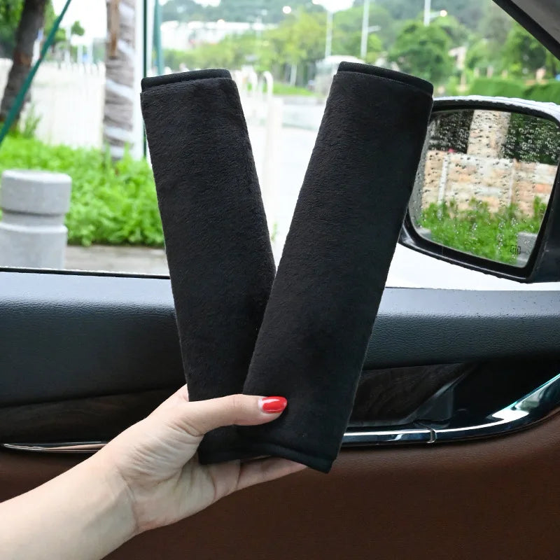 2pc Universal Car Safety Belt Cover Adjustable Seat Belt Cover Shoulder Strap Covers Car Shoulder Protector Pad Auto Accessories