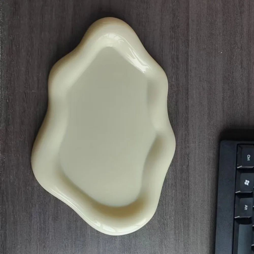 Creative Plastic Jewelry Tray Mini Cloud Shape Storage Plate Jewelry Display Plate Watches/Keys Storage