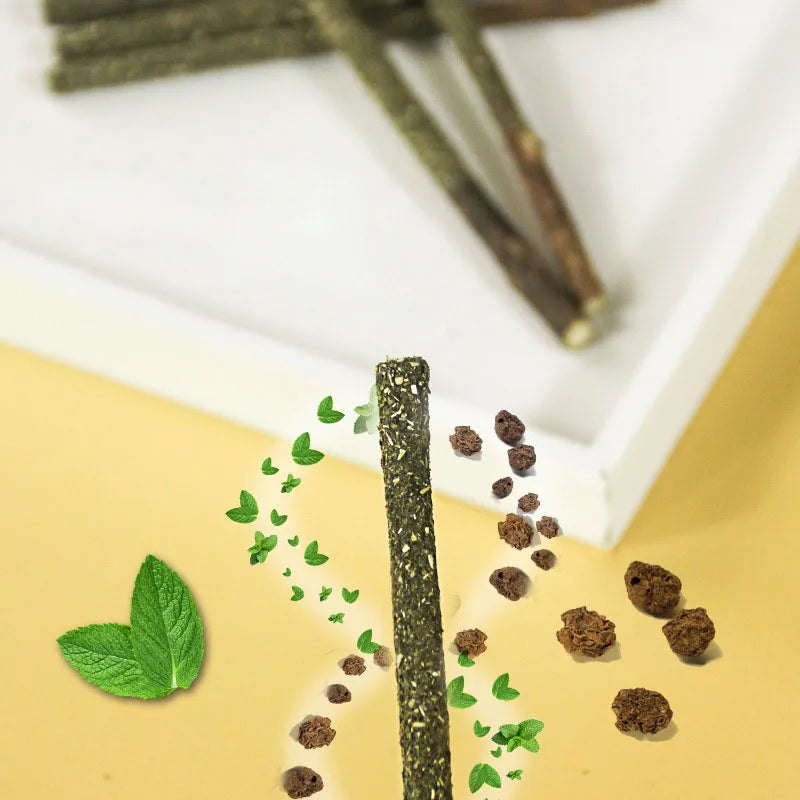 Pet Cat Peppermint Teeth Teeth Teeth Cleaning Bite Stick Teasing Cat Stick Cat Bite Resistant Soothing Snack