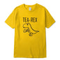Summer Casual Men's T-shirt Top Quality Cotton Blend Cool Funny Dinosaur Design Printing O-neck For Men T-shirt Male Tee Shirts
