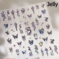 5D Gold Stamped Silver Sun Stars Snake Nail Art Stickers Totems Reliefs Self Adhesive Dark Chinese Style Manicure Decals