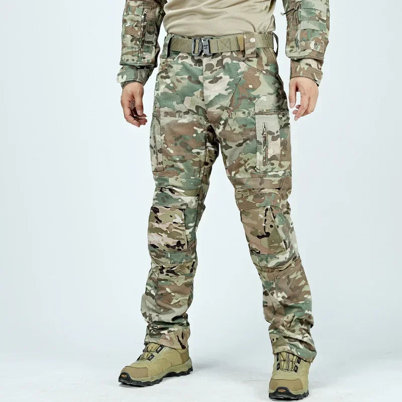 Hunting Tactical Pants Military US Army Cargo Pants Work Clothe Combat Uniform Paintball Multi Pockets Tactical Clothes Dropship