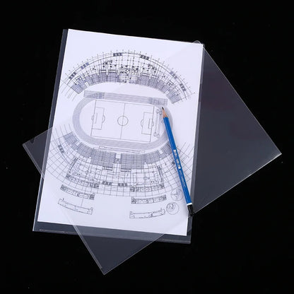 10 to 30 PCS A4 File Folder Desk Organizer Stationery Clear Folder for Documents Office school supplies