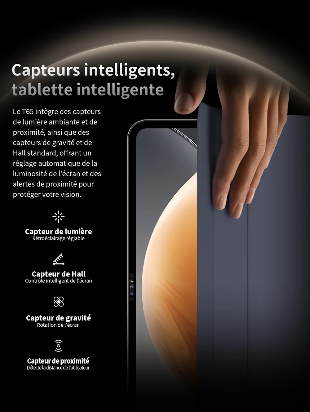 Teclast T65 Android 16 Tablet 13.4 inches 120Hz Max. 26GB RAM 256GB ROM T7280 8 cores 1920x1200 4G LTE 13MP + 5MP 10000mAh