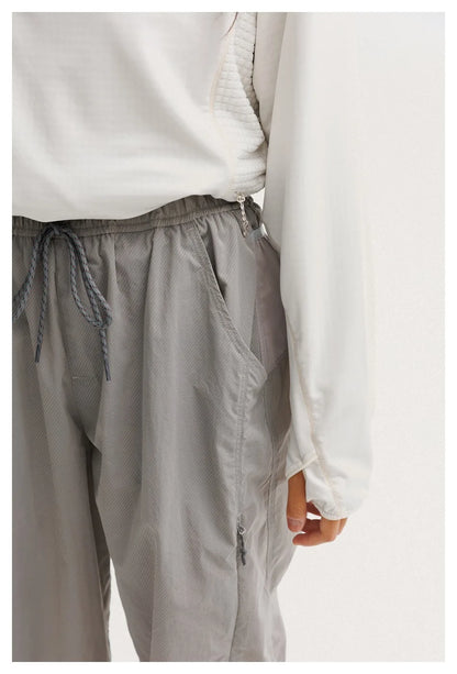 Outdoor Sports Casual Track Pants Men Women Lightweight Hiking Breathable Waterproof Quick Dry Loose Techwear Cargo Pant Trouser