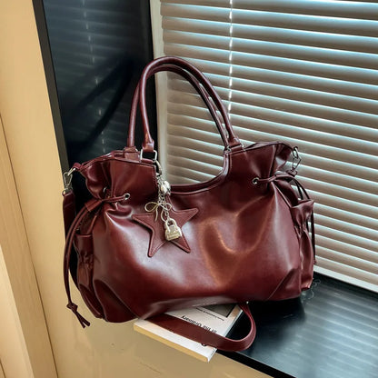 Fashionable Brand Design Tote Bag New Retro Shoulder Bag Casual Large-capacity Crossbody Bags Light Luxury High-end Women's Bags