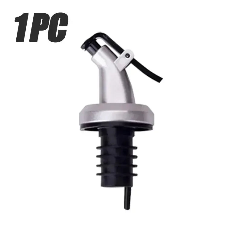 1-5PCS Oil Bottle Stopper Lock Plug Seal Leak-proof Nozzle Sprayer Oil Bottle Stopper Cap Liquor Dispenser Wine Pourer Gadgets