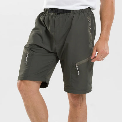 Summer Detachable Quick Dry Cargo Pants Men Waterproof Active Multifunction Pockets Outdoor Long Trousers Casual Pants
