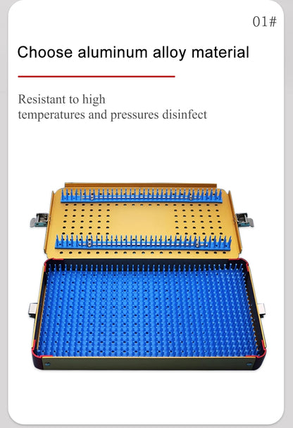 Ophthalmic Instruments Box Pet Dentistry Ophthalmology Surgical Instruments Disinfection Tray Tool Storage Box