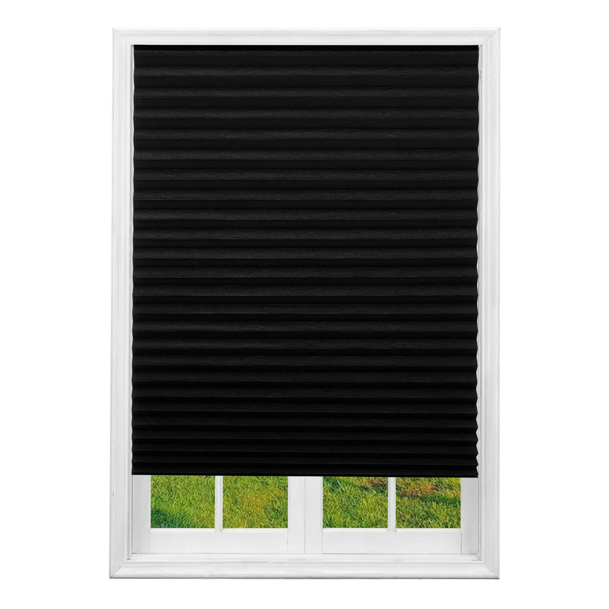 No Drill Blinds Stick on Curtains Blinds for Bedroom Kitchen Bathroom Windows Light Filtering Privacy Protection with Clips