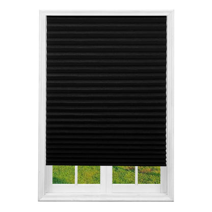 No Drill Blinds Stick on Curtains Blinds for Bedroom Kitchen Bathroom Windows Light Filtering Privacy Protection with Clips