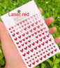 3d Nail Art Stickers Red Black White Love Hearts Stars Clouds French Full Tips Adhesive Nail Decals Slider For Manicure