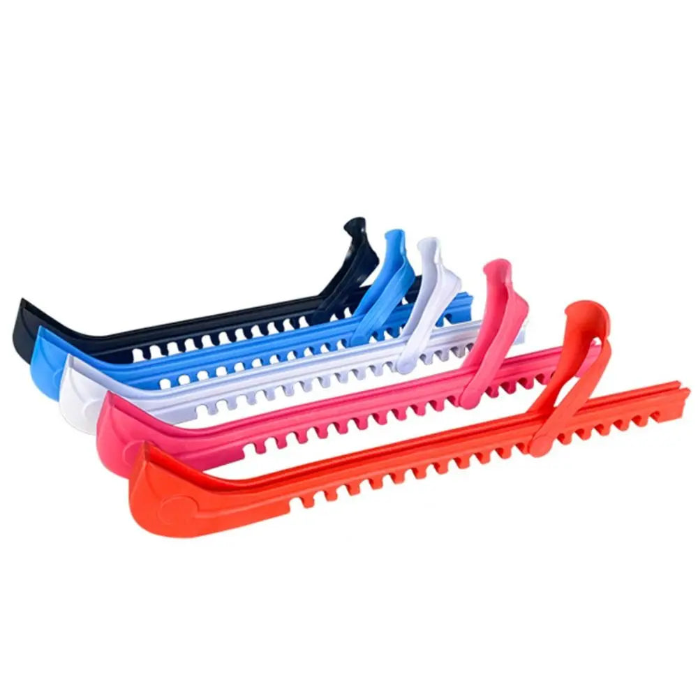 1 Pair Portable Non-Slip Ice Blade Protector Protector Sleeve Adjustable Shoes Ice Skate Covers Wear-Resistant Ice Skate Guards