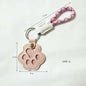 S9 Dual Pack Pet Hair Storage Keychains, Cute Paw Shape Leather Keyring, Furry Friend Memory Fur Keepsake for Pet Owners