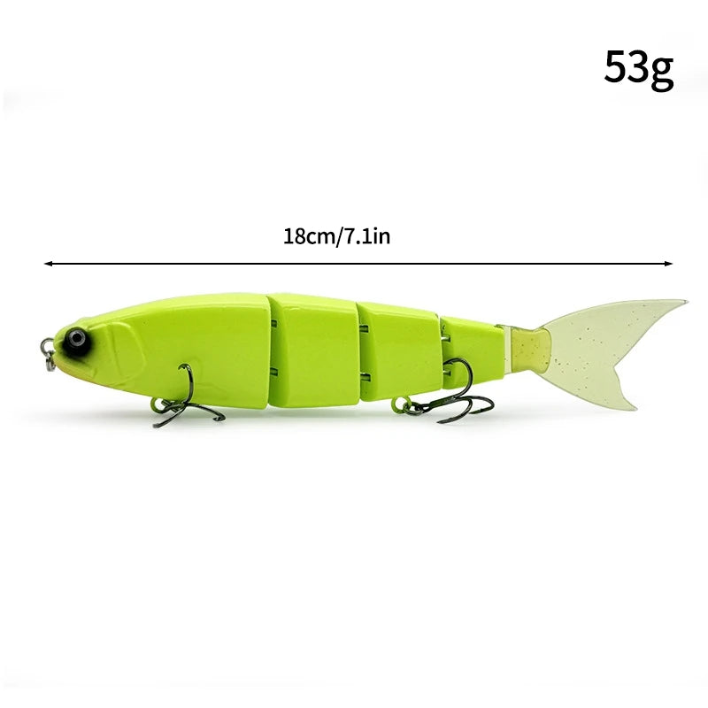 11.5cm/18.5g Balam Glide Bait Catfish Joint Giant Hard Bait Swimbait for Pike Bass Saltwater Glide Bait Leurre De Pêche