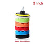 8Pcs Car Polishing Kit Polish Pad 3/7/5 Inch Car Polishing Disc Waxing Sponge Car Polisher Buffing For Car Polisher Accessories