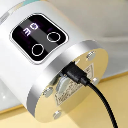 2026 New Household Charging MINI Crushed Ice Electric Juicer Powerful Motor 450ML Large Capacity Digital Display Juice Cup
