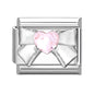 Zircon Star Heart Bow Moon Cherry Moon Italian Charm Links Fit 9mm Stainless Steel Bracelet Women Jewelry DIY Making Gifts