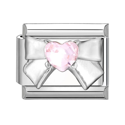 Y2K Series Heart Flowers Cherry Ball Butterfly Italian Charm Links Fit 9mm Stainless Steel Bracelet DIY Making Jewelry Gifts