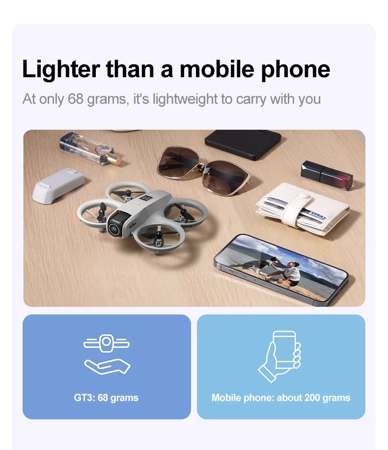 Lenovo GT3 GPS Drone 8K Aerial HD Photography Optical Flow Positioning Five-side Obstacle Avoidance Brushless Foldable Drone