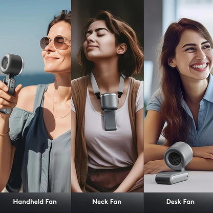 3-in-1 Fan, 5-speed, 3600mAh Rechargeable Lithium Battery, USB Charging, Travel Mini Fan