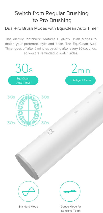MIJIA T300 Electric Toothbrush  IPX7 Waterproof Smart Sonic Brush Ultrasonic Whitening Teeth Tooth Brush For Toothbrushes