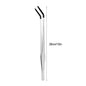 Stainless Steel Reptile Feeding Tongs with Rubber Tips - Straight & Curved Aquarium Pet Tweezers for Safe And Easy Feeding