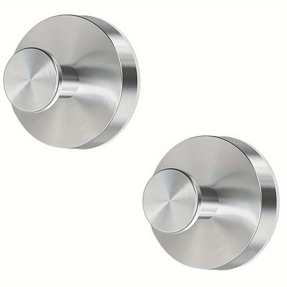 Reusable Stainless Steel Suction Cup Hook Waterproof Wall Mount Hooks Punch-free Kitchen Bathroom Wall Hanger Towel Clothes