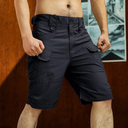 2026 Men's Cargo Shorts Tactical Waterproof Casual Pant Summer Thin Quick Dry Workout Multi-Pocket Outdoor Trekking Hiking Short