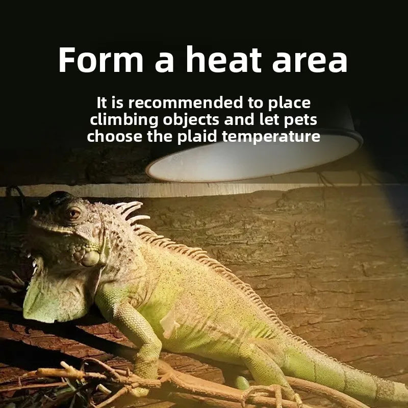 SuperRep Reptile Basking Spotlight-UVA Focused Heat Lamp for Tortoises&Bearded Dragons-Adjust Beam Sunning Light for Terrariums