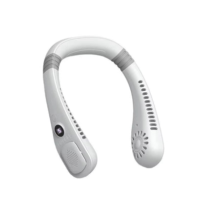 Lenovo Neck Bladeless Fan Mini Ultra Long Life Portable Lazy Silent Fan Usb Charging Student Sports Office 2026 New