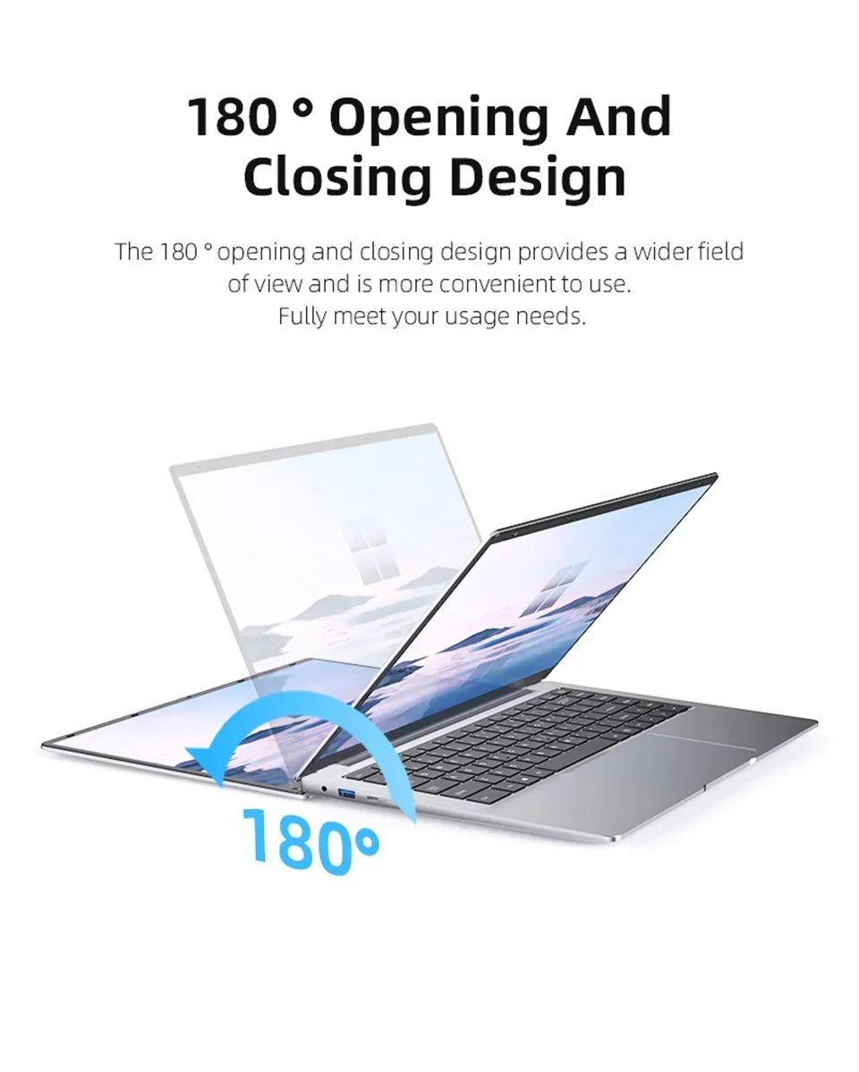 14.1 Inch Business Ultra Portable Laptop I9-9900 I9-10980HK 2026 Win11 DDR4 16GB/32GB RAM 2TB SSD Slim Office Notebook PC