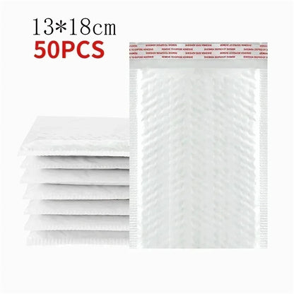 Wholesale White Bubble Envelopes Bag Waterproof Foam Bubble Mailers Shipping Envelope Bags Plastic Self Sealed Packing Pouches