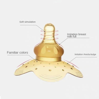 Silicone Nipple Protector Breastfeeding Shields Anti-overflow Milk Cover Soft Comfortable Reusable Nursing Pads for Mothers