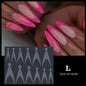 12pcs Manicure Paper Matte Paperless Tray Auxiliary For Nail Art Decorations Paperless Holder Extension Adhesive