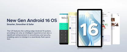 DOOGEE U11 Android 15 Tablet 11 Ultra-clear 90Hz Display 4GB RAM 128GB ROM 8580mAh Battery Dual Speaker Supports Widevine L1