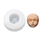 Elf silicone Q version face face mold ultra-light clay soft pottery face mold bjd silicone fairy ears baby face