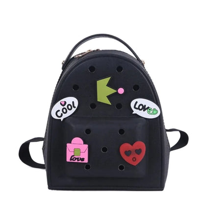 Stationery Adjustable Straps Silicone Backpack Zippered Waterproof Kids Schoolbags Soft Durable Kindergarten Knapsack Student