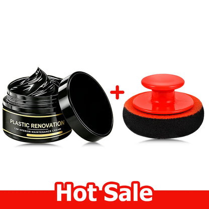 Car Interior Plastic Leather Scratch Repair Paste Anti-Aging Paste Automotive Tires Seats Steering Wheel Polishing Wax