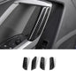 FOR Audi Q3 2019 -2022 Car Carbon fiber style Console Gear Shift Frame Cover Trim Interior accessories  Auto Integral interior