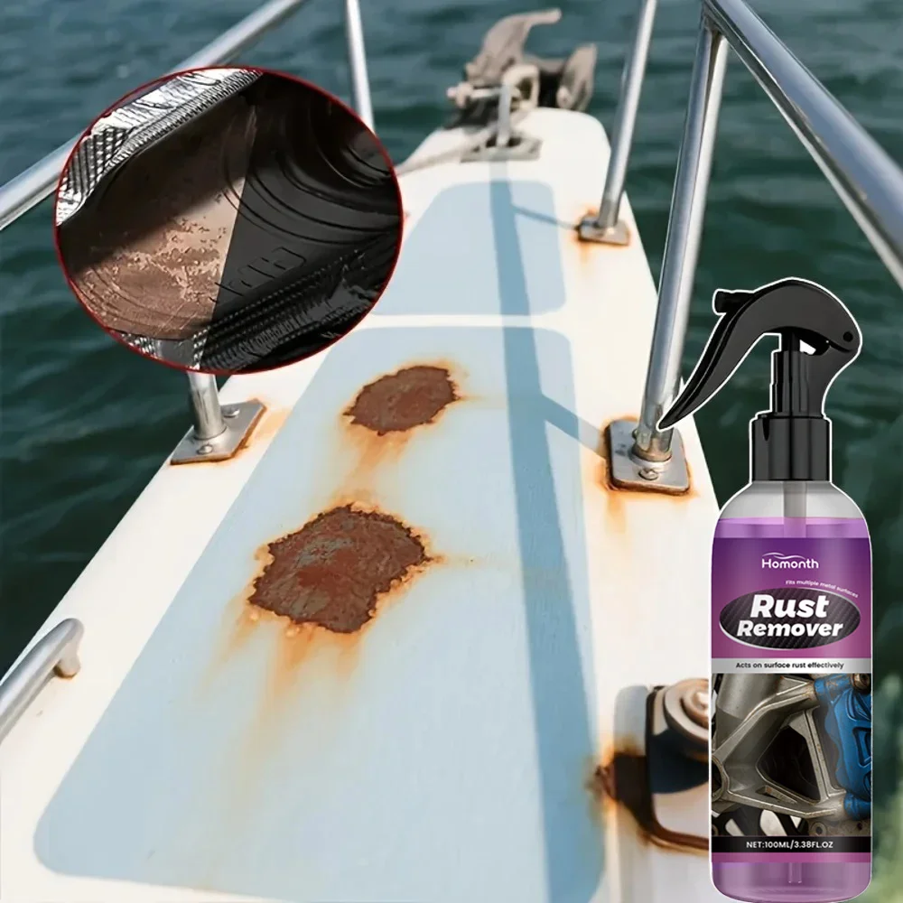 New Universal Rust Remover Spray Powerful Formula Efficient Prevents Re Rusting Fast Cleaning for Ships Cars