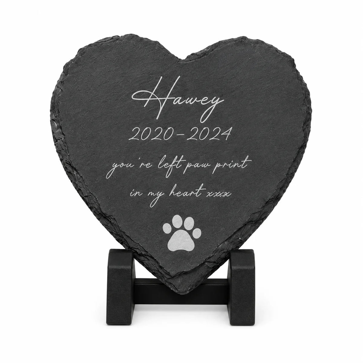 Personalized Cat Dog Memorial Plaque Custom Photo Slate Stone Pet Loss Sympathy Gift Garden Decor Remembrance Stone with Name