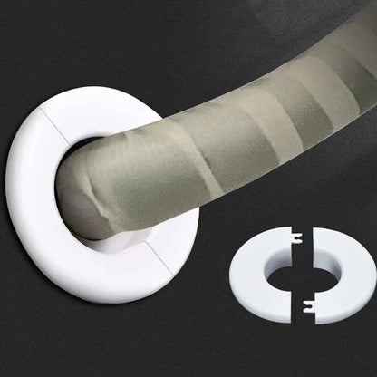 40-80mm Pipes Hole Cover PP Air Conditioning Conduit Pipe Entry Cable Vents Passage For Household Improvement Accessories