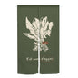 Custom Japanese Resturant Ramen Noren Curtain  Noodles Shop Kitchen Cloth Doorway Curtains Oil Smoke Proof Partition No Punching