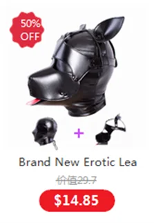 Couple Bdsm Slave Bondage Games Erotic Costume of Leather Fist Mitts Gloves with Paw Padded for Puppy Traction Flirt Accessories